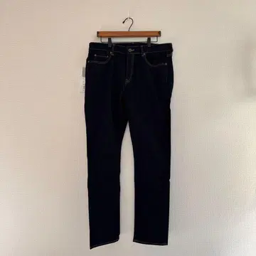 재팬 블루 진스 다크 블루 스트레이트 데님