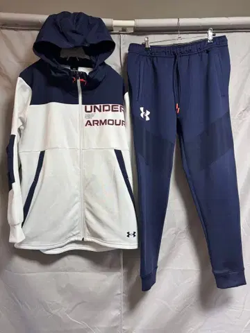 언더아머 저지 상하의 남성용 블랙 L XL 셋업