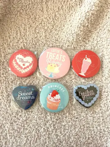 에뚜왈 에그리오트 캔뱃지 새상품