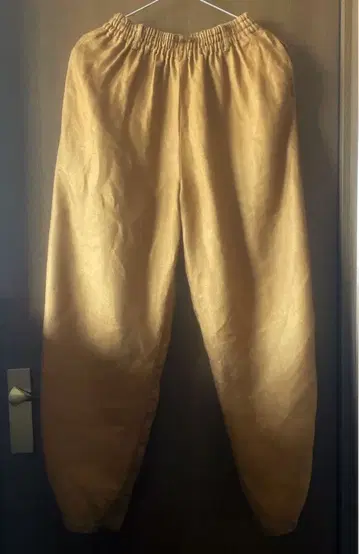 [wafu] 프리미엄 린넨 볼 팬츠 델리 브라스