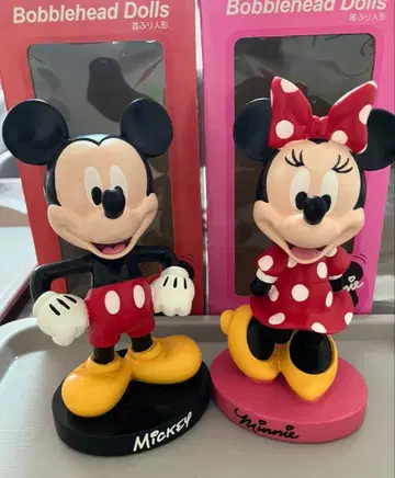 [세트] 미키 미니 보블헤드 피규어