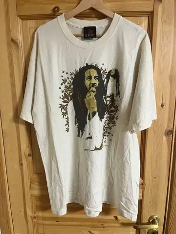 'BOB MARLEY' 밥 말리 프린트 티셔츠 ( 사이즈: XL )