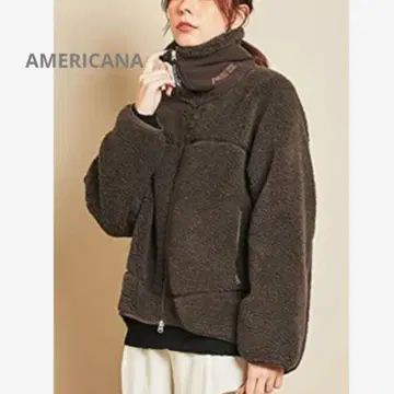 Americana 보아 지퍼 블루종 BEAUTY&YOUTH 별주 보아