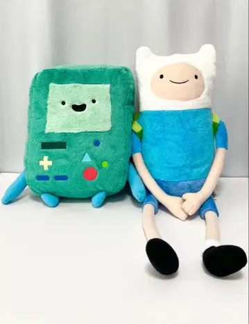 핀과 BMO 봉제 인형 세트
