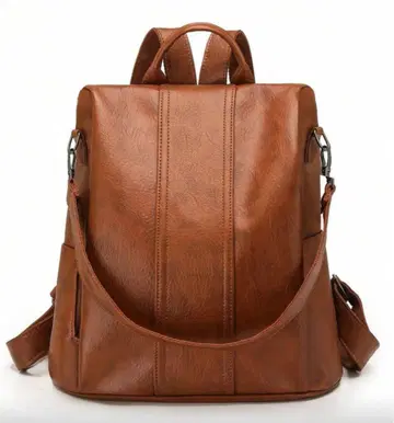 [ 남은 1개 ] ZARA 장르 해외 브랜드 심플 카멜 3way 백팩