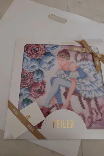 [ FEILER 2026년 한정판 완판템 ] 발레리나 자수 손수건