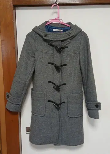 GREEN LABEL RELAXING 그레이 더플 코트