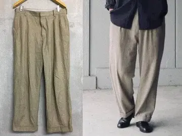 아프레쎄 23ss 헤링본 트라우저 팬츠