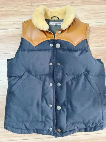 House of Blues 다운 베스트 네이비/브라운