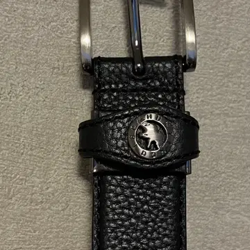 HUNTING WORLD 블랙 가죽 벨트