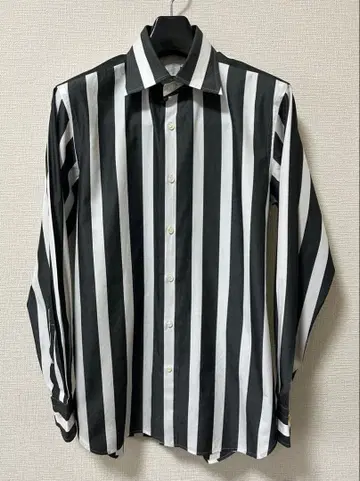 [ 새상품급 ] 에디피스 와이드 스트라이프 셔츠 사이즈 39