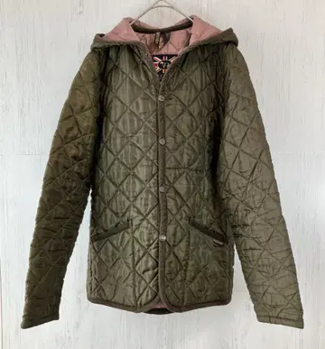 라벤햄 퀼팅 자켓 38 후드 부착