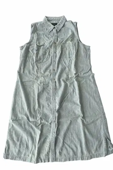 [ 미사용 ] 랄프 로렌 데님 원피스 & 스커트 세트 2X/18W