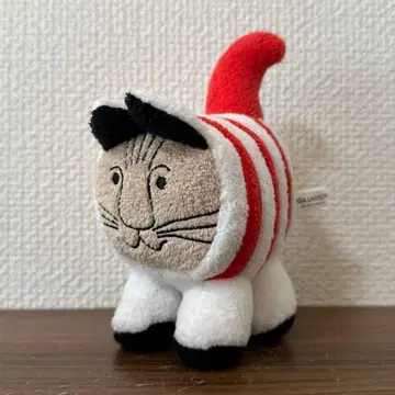 산아로 리사 라슨 빨간 꼬리 고양이 봉제 인형