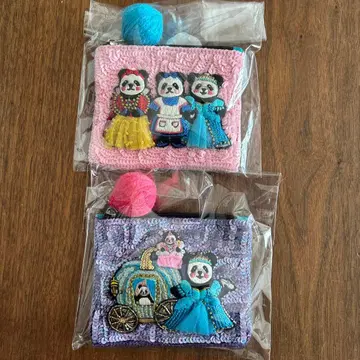 아오야마 빅카보 팬더 파우치 한큐 한정판 2개 세트