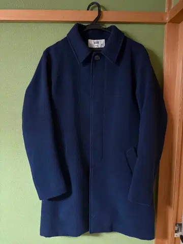 HARE 네이비 스텐카라 코트