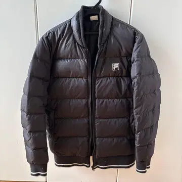 FILA 블랙 봄버 자켓 M 사이즈