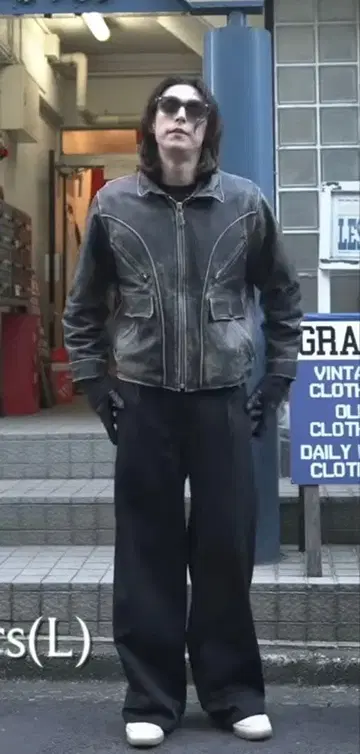 Avirex leather car coat / Made in Korea