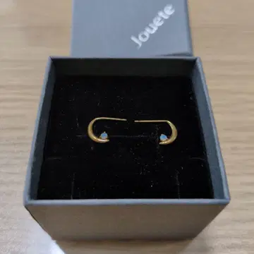 중고 Jouete 후프 귀걸이 골드