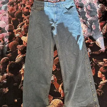 afb SUPER BAGGY STUDDED PANTS 데님