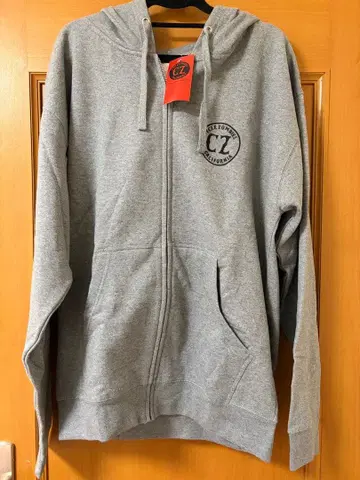 CYCLE ZOMBIES 그레이 풀 집업 후드티