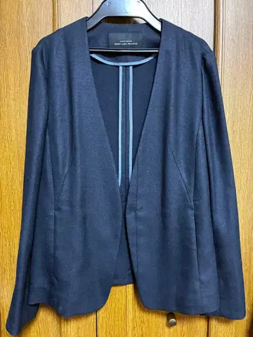 유나이티드 애로우즈 그린 라벨 노카라 자켓 네이비 38