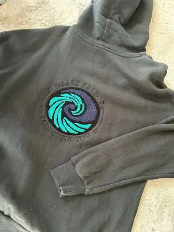 Ocean Pacific 다크 그레이 후드티