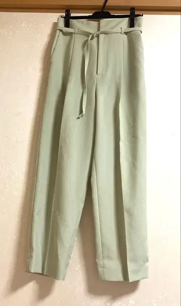 UNITED GREEN LABEL 민트 그린 팬츠 40