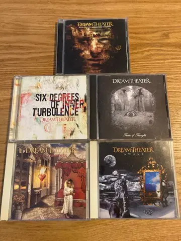 일본반 Dream Theater CD 5장 세트