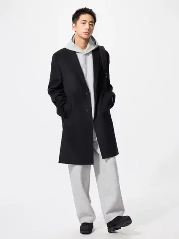 2025년 출시 UNIQLO 울 캐시미어 체스터 코트 미사용 새상품