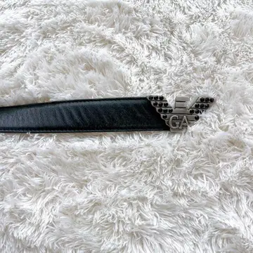 EMPORIO ARMANI 엠포리오 아르마니 벨트 가죽 블랙