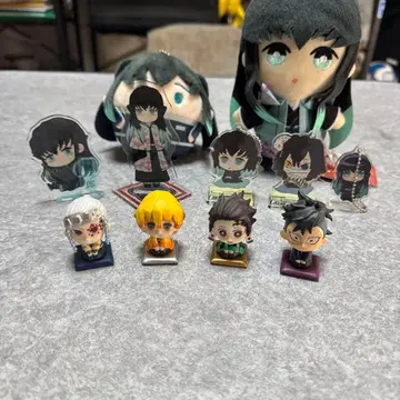 귀멸의 칼날 아크릴 스탠드 & 마스코트 세트