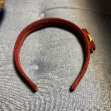 페라가모 헤어밴드 버건디