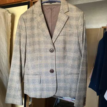 theory 체크 무늬 테일러드 자켓 사이즈 4