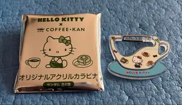 커피관 x 헬로키티 오리지널 아크릴 카라비너 시크릿