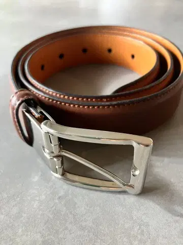 YANKO 가죽 브라운 벨트