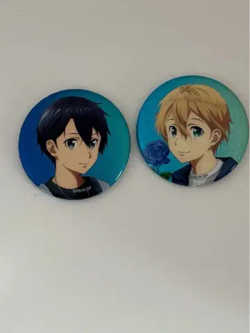 소드 아트 온라인 캔뱃지 신작 일러스트 캐주얼 사복 키리토 유우지오