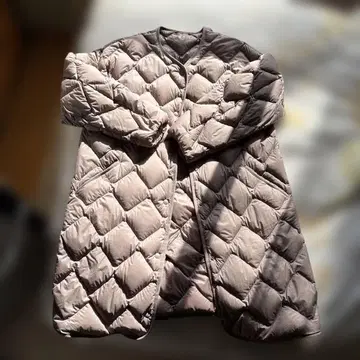 XL 울트라 라이트 다운 릴랙스 코트 베이지 유니클로 다운 따뜻함