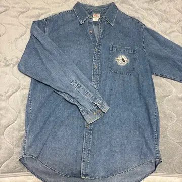 Disney Store 데님 셔츠 미키 자수