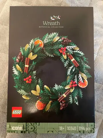 LEGO 크리스마스 리스 10340 1194피스