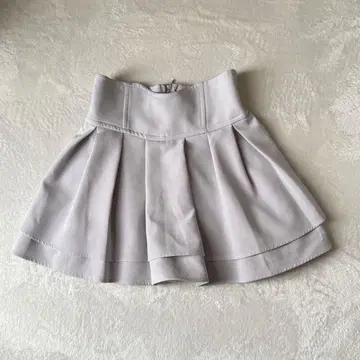 미셸 마카롱 슬림 레그 스커트 블루 그레이 xs