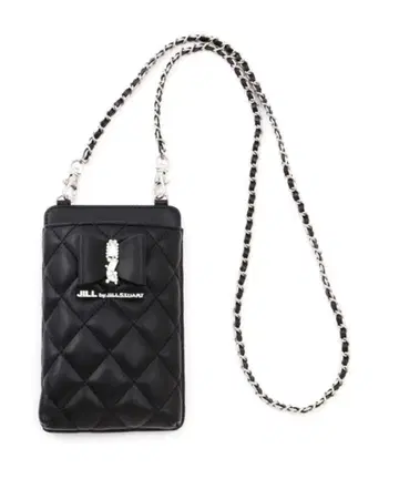 JILL by JILLSTUART 퀼트 리본 숄더 블랙