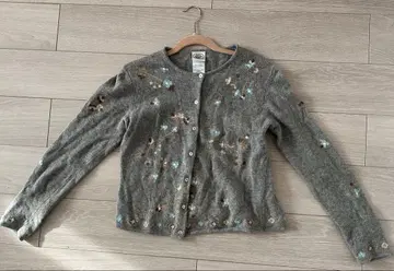 로라 애슐리 그레이 가디건 M