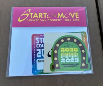 SnowMan START MOVE 카우콘 콘서트 굿즈 스티커