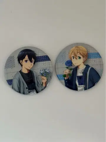 소드 아트 온라인 캔뱃지 신작 일러스트 캐주얼 사복 키리토 유우지오