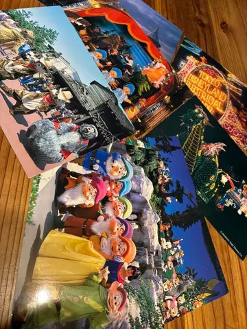 도쿄 디즈니랜드 엽서 세트 7매 i124