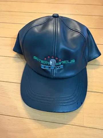 블랙 캡 스냅백 가죽 아메카지 야구 모자