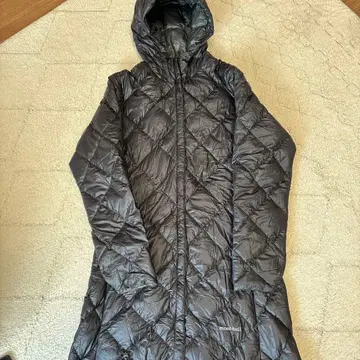 mont-bell 후드 부착 다운 자켓 블랙