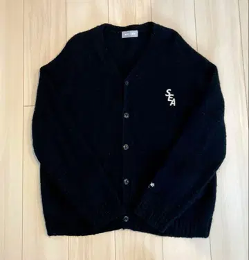 [ 완판템 ] wind and sea 니트 가디건 모헤어 M