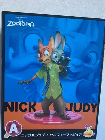 주토피아 닉 & 주디 셀피 피규어 a상 1번 복권